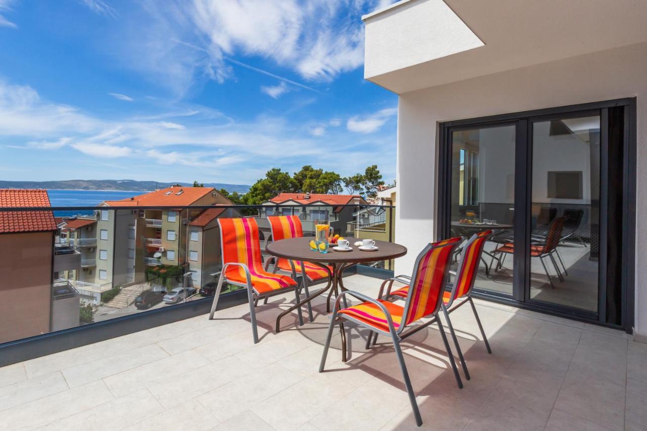 Luxury 2 Bedroom Apartment With Sea View Baška Voda Extérieur photo