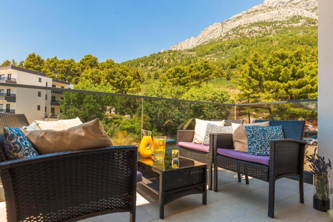 Luxury 2 Bedroom Apartment With Sea View Baška Voda Extérieur photo